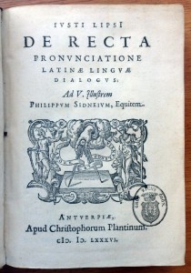Lipsius title page