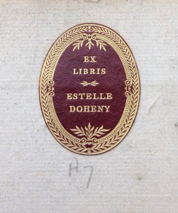 E. Doheny book label