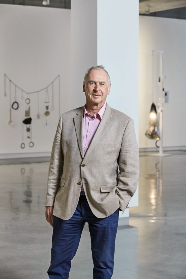 Art lover Michael Buxton: “It is a 25-year dream finally come to fruition.” PICTURE: JAMES GEER
