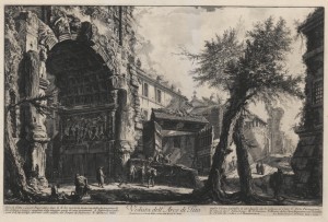 View of the arch of Titus (Veduta dell'Arco di Tito)