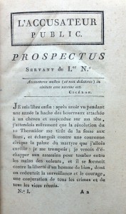 Page 1, first issue 