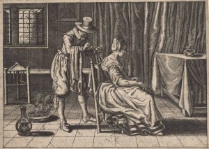 Emblemata XI: De mensch vint baet, in anders quaed (1624)