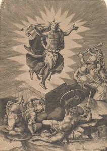 The Resurrection (1547-1612); Baillieu Library Print Collection, the University of Melbourne. Gift of Dr J. Orde Poynton, 1959.