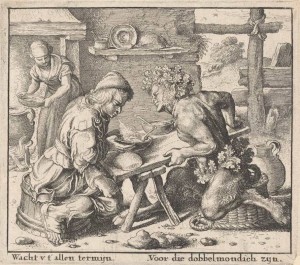 The satyr and the peasant (1644-52); Baillieu Library Print Collection, the University of Melbourne. Gift of Dr J. Orde Poynton 1959.