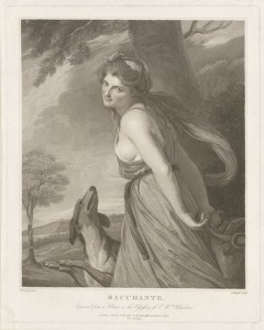 Charles Knight after George Romney, Lady Hamilton, 1797, stipple engraving, Baillieu Library Print Collection, University of Melbourne. Purchased 1993.