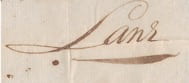 Figure 3. Letter from Lane to A. Bright, 1767