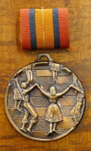 Medal of the People's Army of the Republic, 1986, University of Melbourne Archives, Lloyd Edmonds collection, 2014.0116