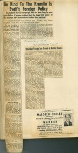 Two articles relating to the 1955 election