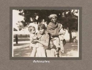 "Outcastes", India photograph album, 1926