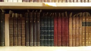 A selection of Sir Walter Scott volumes from the English Rare Book Collection