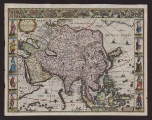 John Speed's map of Asia