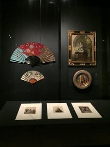 Items on display in the exhibition Japonisme, National Gallery of Victoria