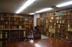 Rare books room.