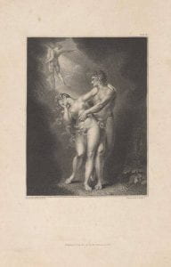 Anker Smith after Henry Fuseli, Expulsion from Paradise from Paradise Lost, 1802, etching, engraving.