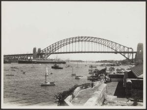 Water Pageant on Sydney Harbour as Seen from Admiralty House, 1933