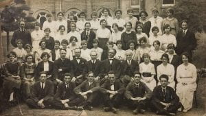 University Conservatorium staff and students, photograph, [C.J. Frazer?, 1920]