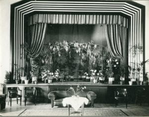 Star Theatre, Shepparton, decorated for a reception, 1933