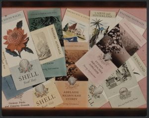 Colour photograph of Discover Australia with Shell