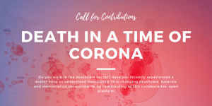 Death in a Time of Corona